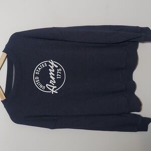 Champion Dark Gray Crewneck U.S. Army Fleece Pullover Sweater Size XL